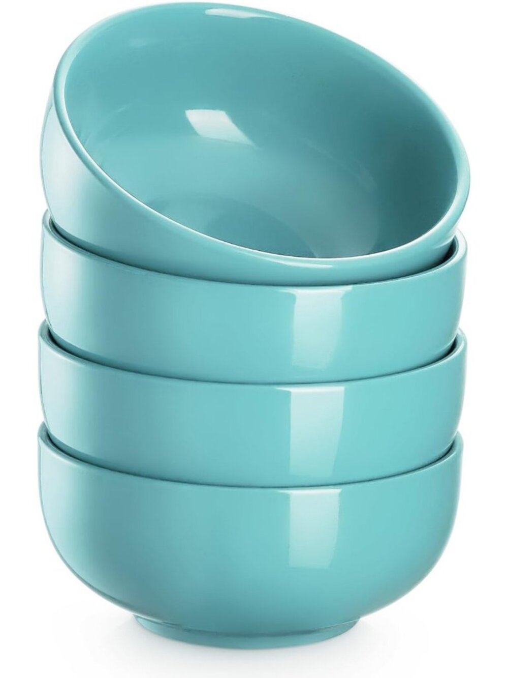 Set of 4 Classic 22oz Ceramic Bowls - Perfect for Soup, Cereal & Oatmeal